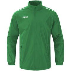 Geaca Ploaie JAKO ONE - Foita impermeabila cu gluga integrata - Verde sport
