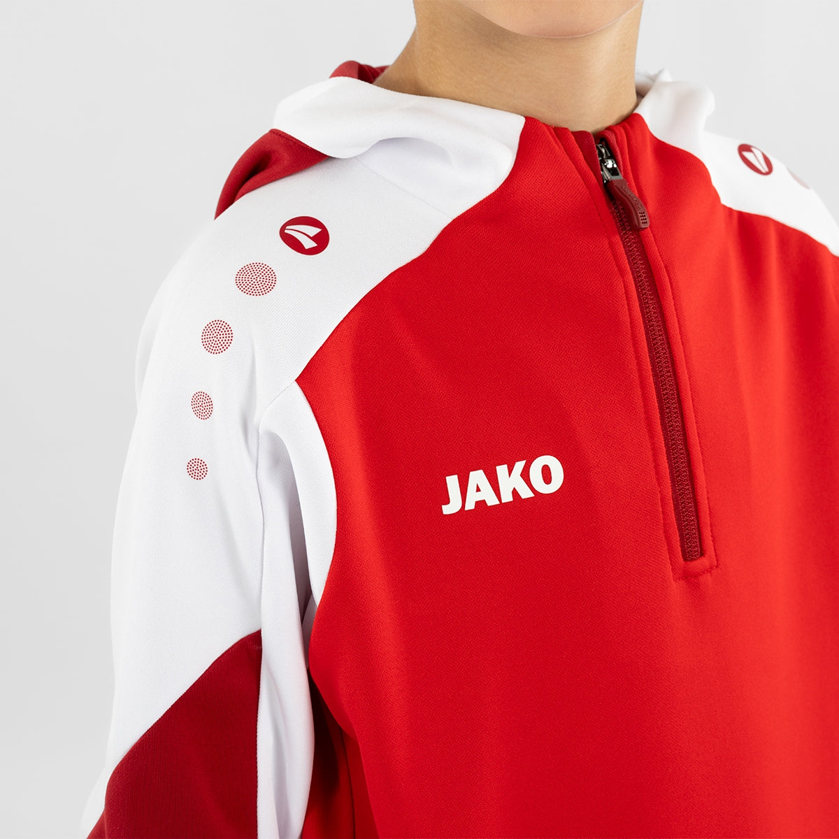 Bluza zip-top cu gluga Dynamic