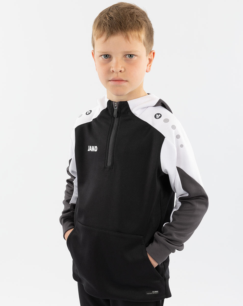 Bluza zip-top cu gluga Dynamic