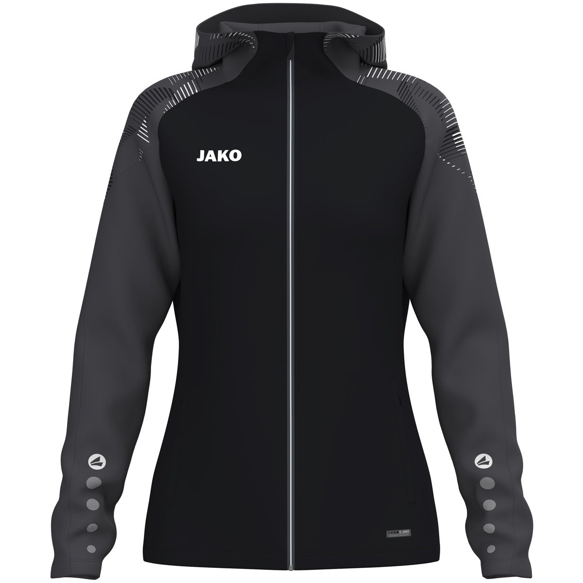 Jachetă sport JAKO SONIC Dama – Jachetă cu glugă și căptușeală microfleece