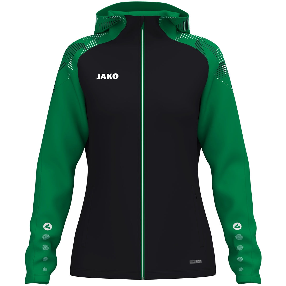 Jachetă sport JAKO SONIC Dama – Jachetă cu glugă și căptușeală microfleece