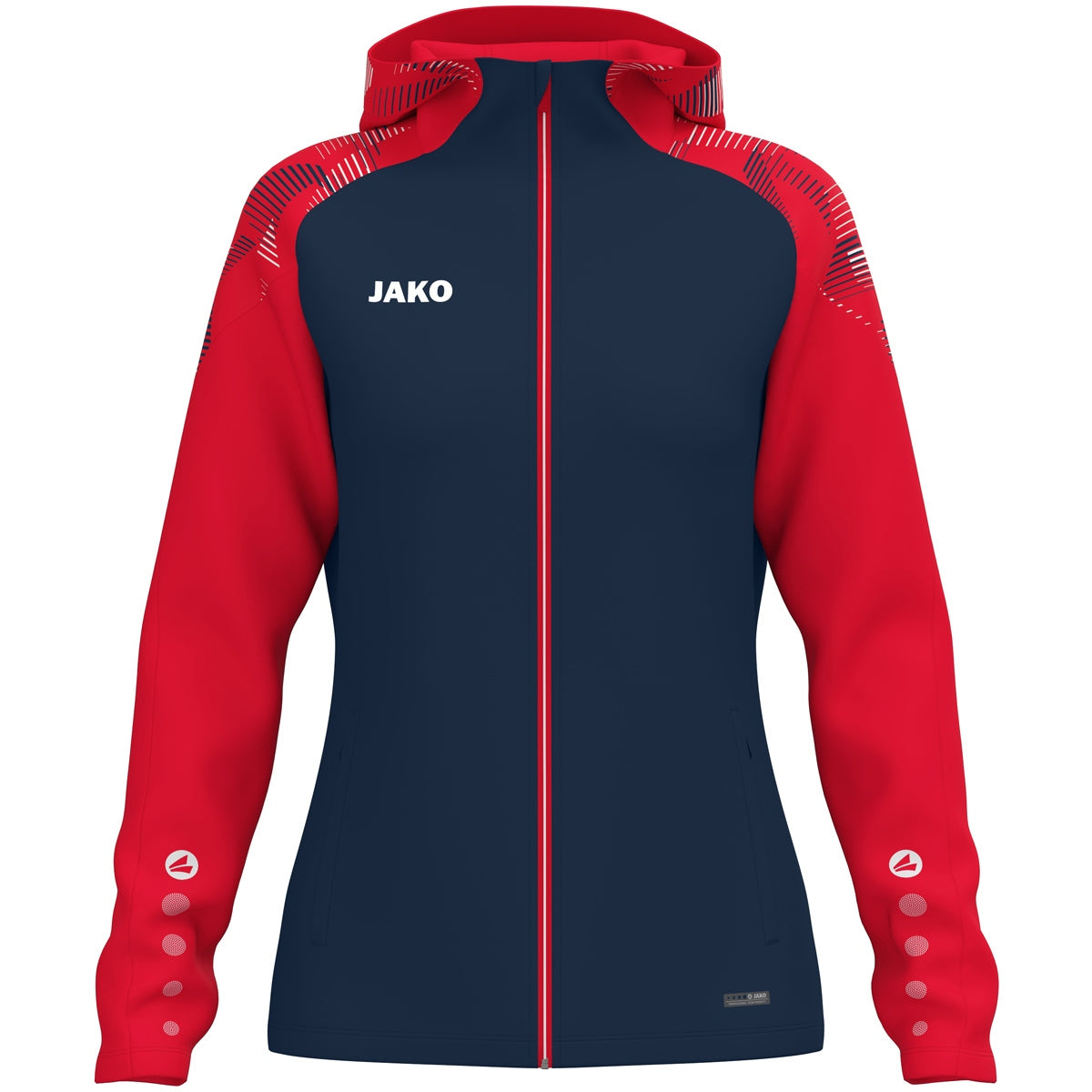 Jachetă sport JAKO SONIC Dama – Jachetă cu glugă și căptușeală microfleece