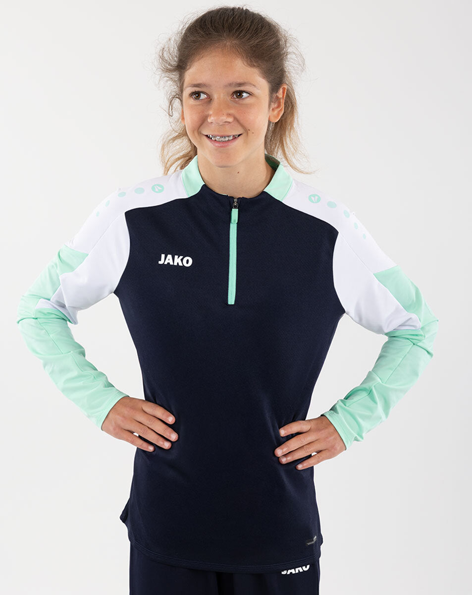 Bluză zip-top JAKO DYNAMIC – Bluză cu fermoar și guler contrastant | JAKO Romania