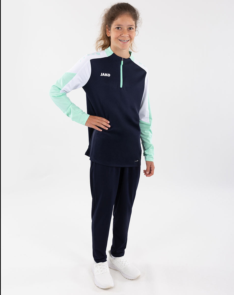 Bluză zip-top JAKO DYNAMIC – Bluză cu fermoar și guler contrastant | JAKO Romania