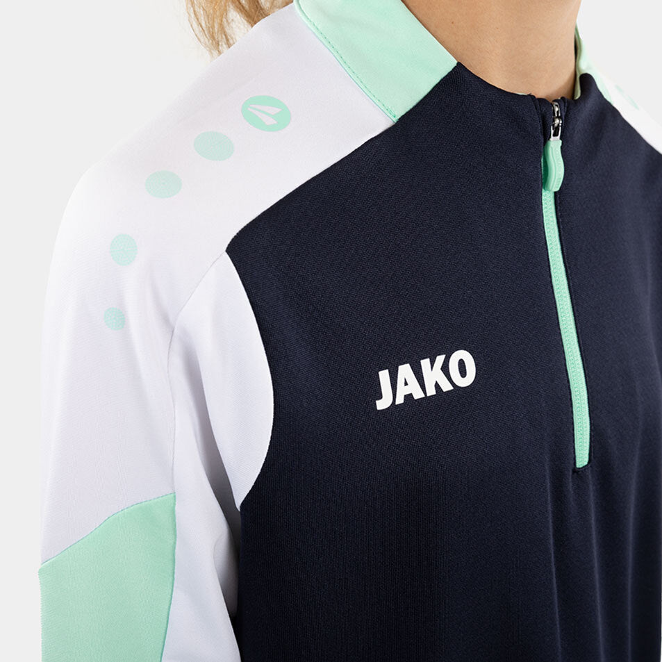 Bluză zip-top JAKO DYNAMIC – Bluză cu fermoar și guler contrastant | JAKO Romania