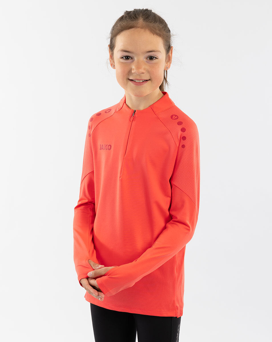 Bluză zip-top LIGHT FLOW – Bluză cu fermoar și material elastic | JAKO Romania