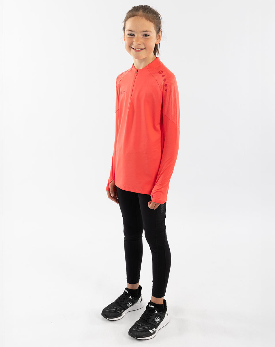 Bluză zip-top LIGHT FLOW – Bluză cu fermoar și material elastic | JAKO Romania